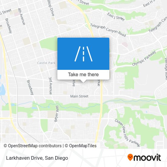 Mapa de Larkhaven Drive