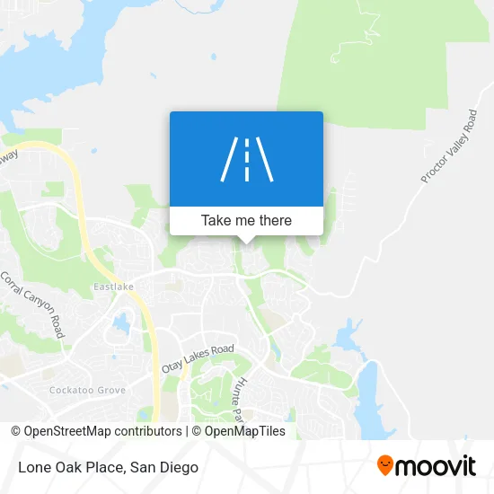 Lone Oak Place map