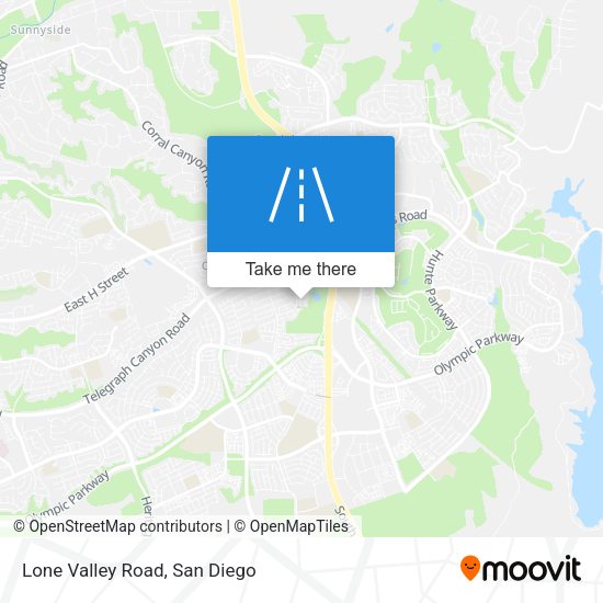 Mapa de Lone Valley Road