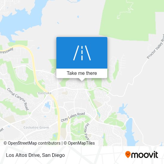 Los Altos Drive map