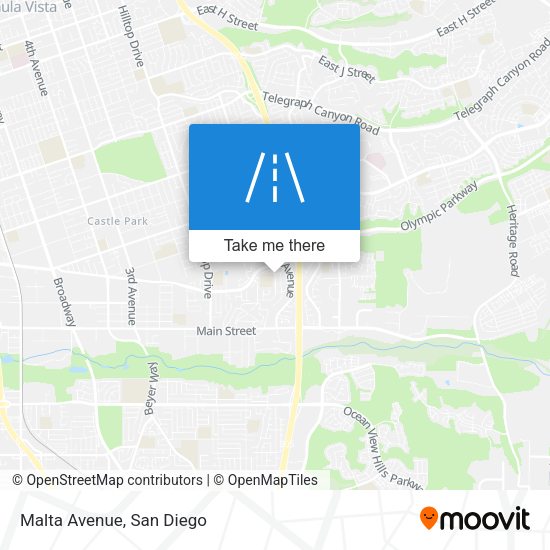 Mapa de Malta Avenue