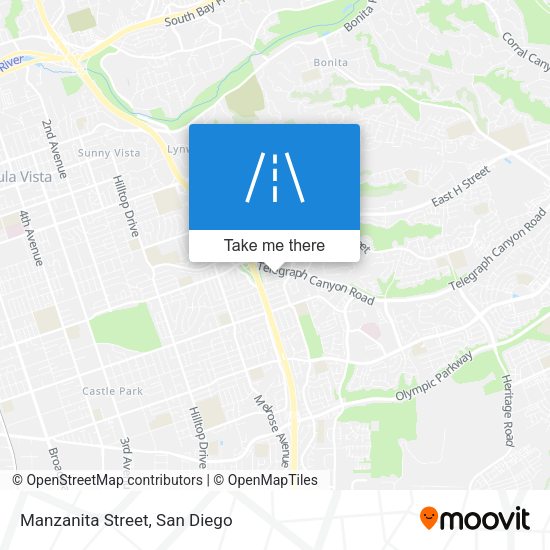 Mapa de Manzanita Street