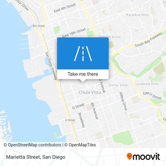 Mapa de Marietta Street