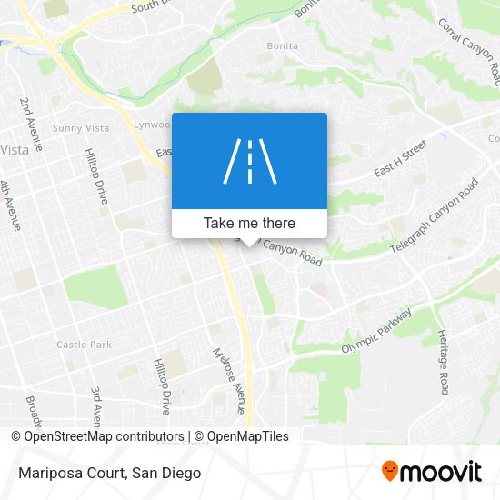 Mapa de Mariposa Court