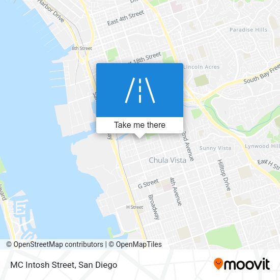 Mapa de MC Intosh Street