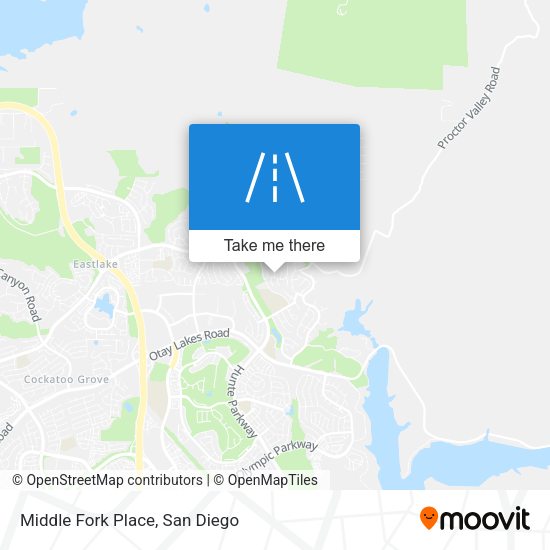 Middle Fork Place map