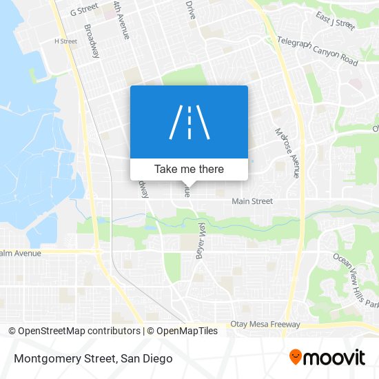 Montgomery Street map