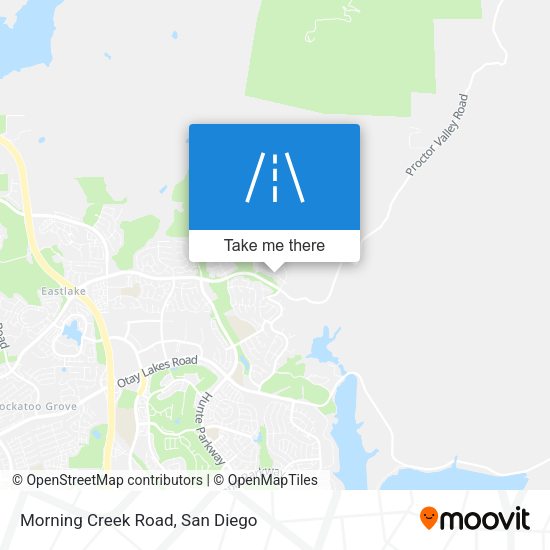 Morning Creek Road map