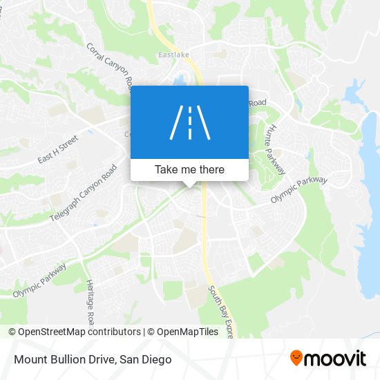 Mapa de Mount Bullion Drive