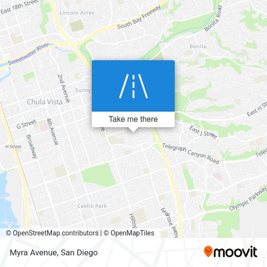 Mapa de Myra Avenue