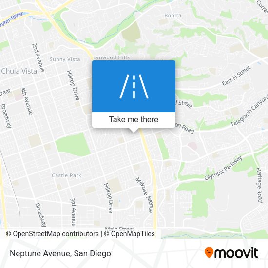 Mapa de Neptune Avenue