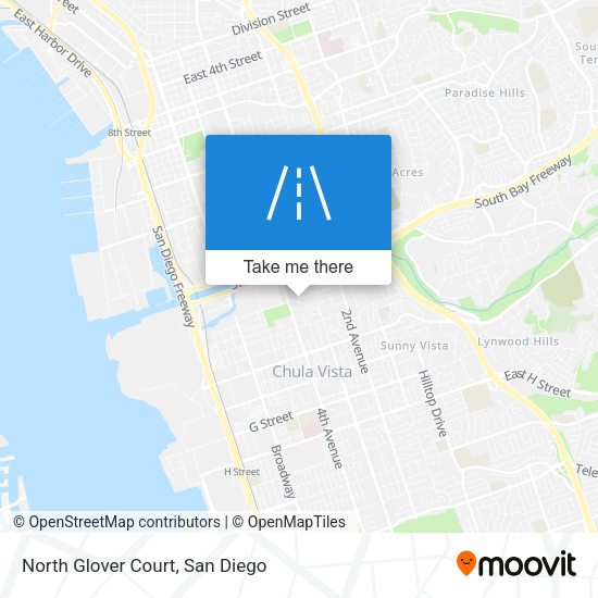 Mapa de North Glover Court