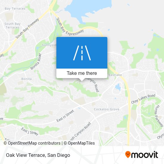 Mapa de Oak View Terrace