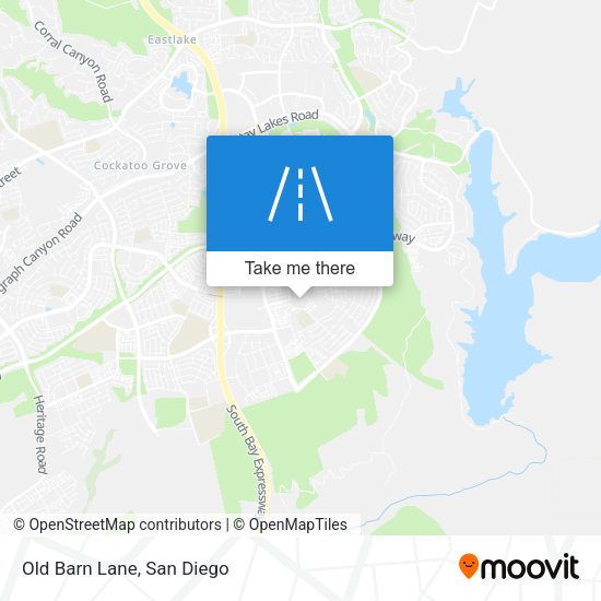 Mapa de Old Barn Lane