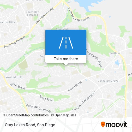 Mapa de Otay Lakes Road