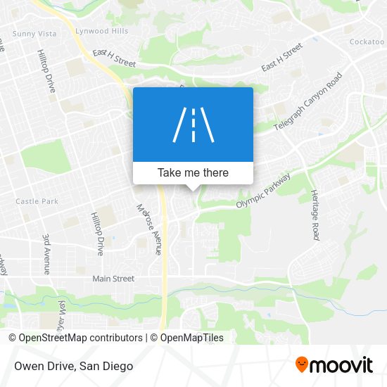 Owen Drive map