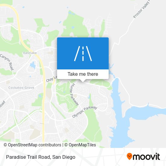 Mapa de Paradise Trail Road