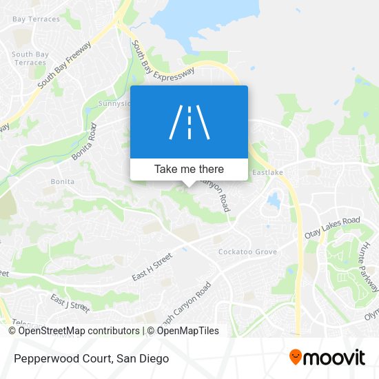 Mapa de Pepperwood Court
