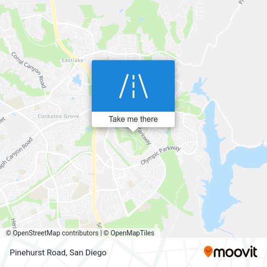 Mapa de Pinehurst Road