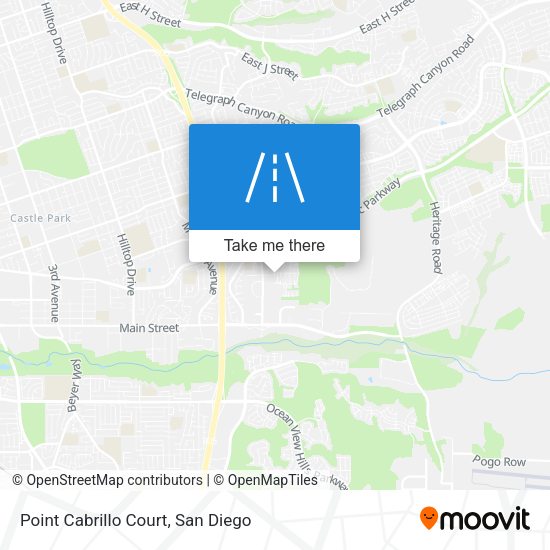 Point Cabrillo Court map