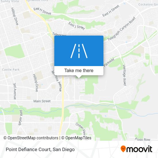 Point Defiance Court map