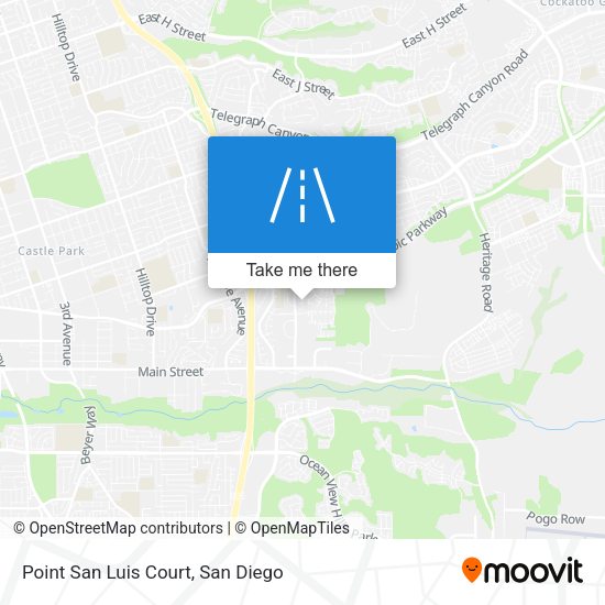 Point San Luis Court map