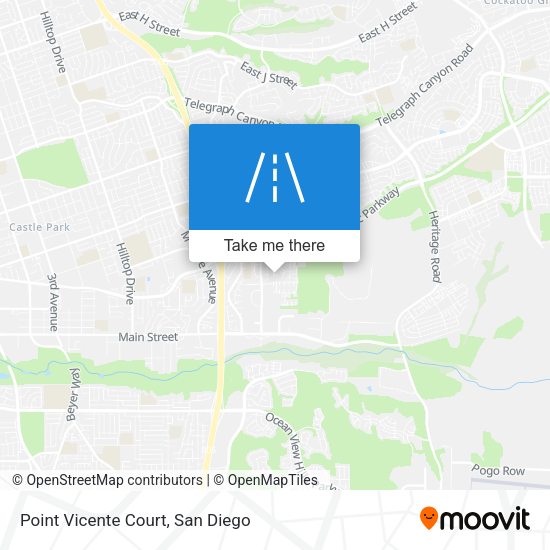 Point Vicente Court map