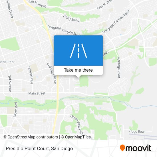 Presidio Point Court map