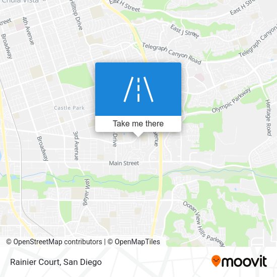 Mapa de Rainier Court