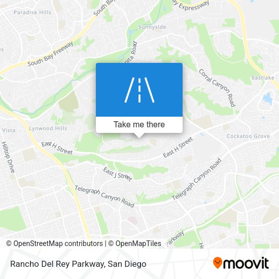 Rancho Del Rey Parkway map