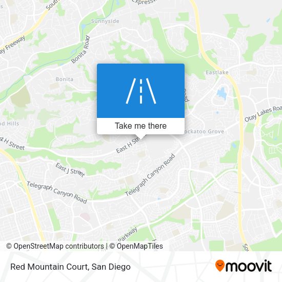 Mapa de Red Mountain Court