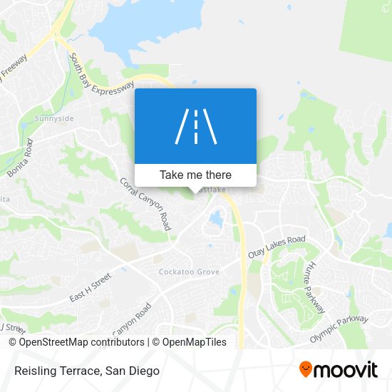Mapa de Reisling Terrace