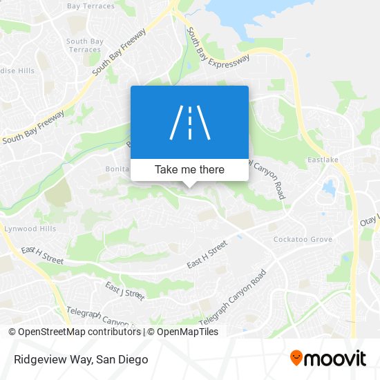 Ridgeview Way map