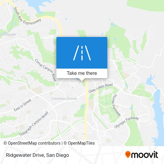 Mapa de Ridgewater Drive