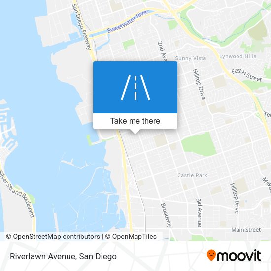 Mapa de Riverlawn Avenue