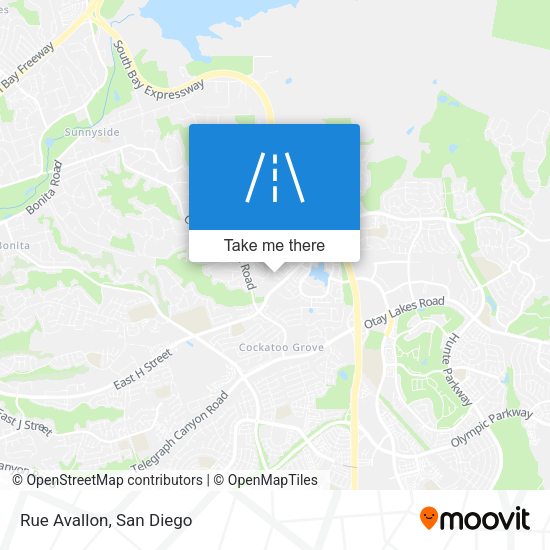 Mapa de Rue Avallon