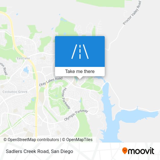 Mapa de Sadlers Creek Road