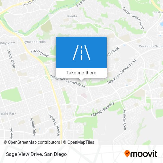 Sage View Drive map