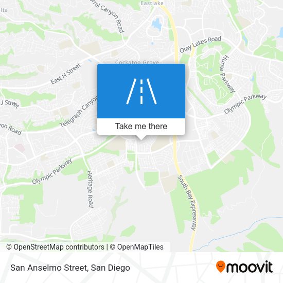 San Anselmo Street map