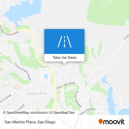 Mapa de San Marino Place