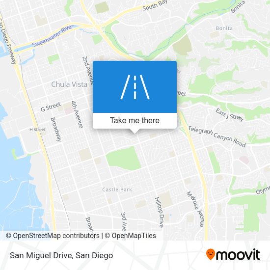 Mapa de San Miguel Drive