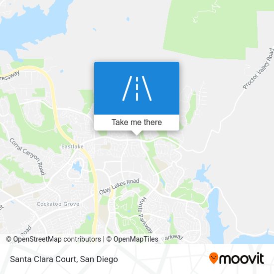 Santa Clara Court map