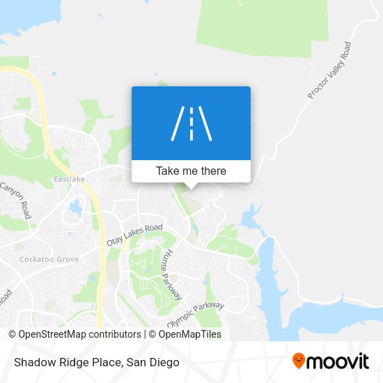 Mapa de Shadow Ridge Place