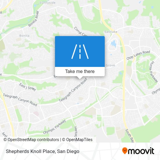 Shepherds Knoll Place map