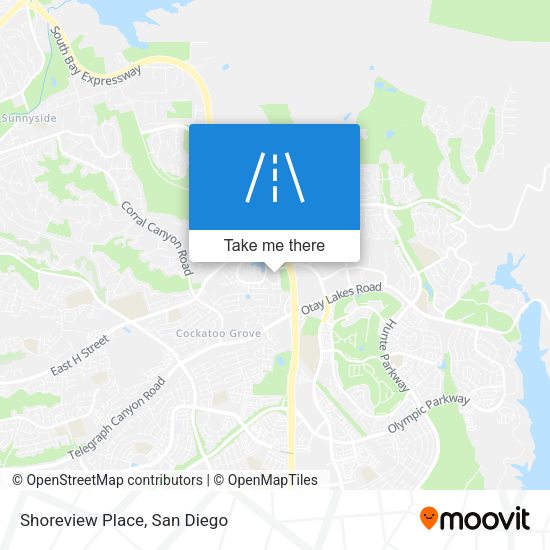 Mapa de Shoreview Place