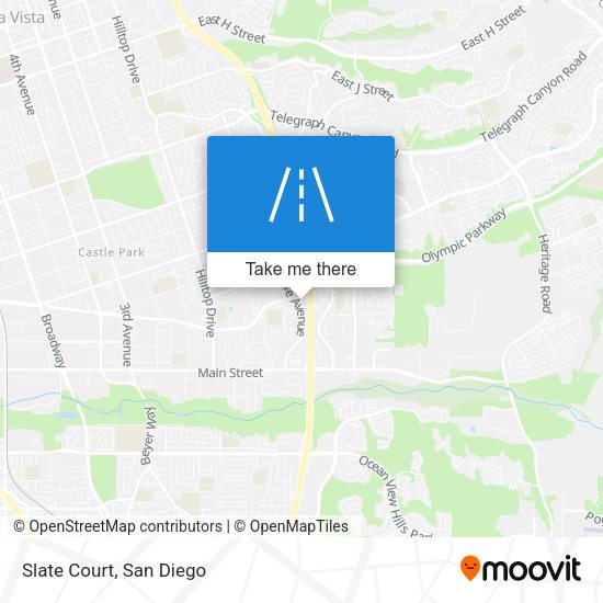 Mapa de Slate Court