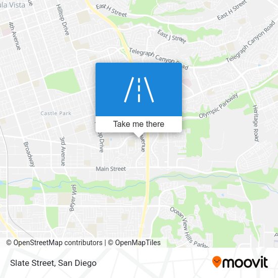 Mapa de Slate Street
