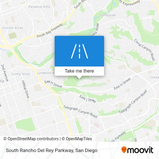 South Rancho Del Rey Parkway map
