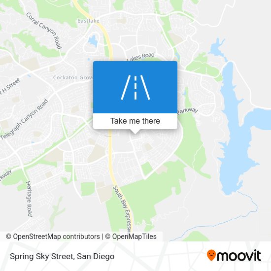 Mapa de Spring Sky Street