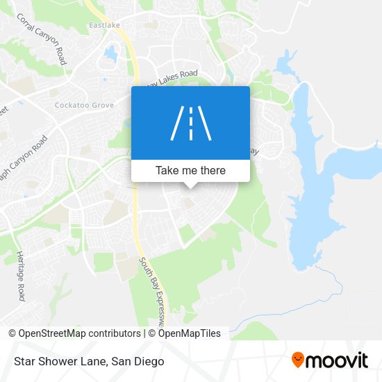 Mapa de Star Shower Lane